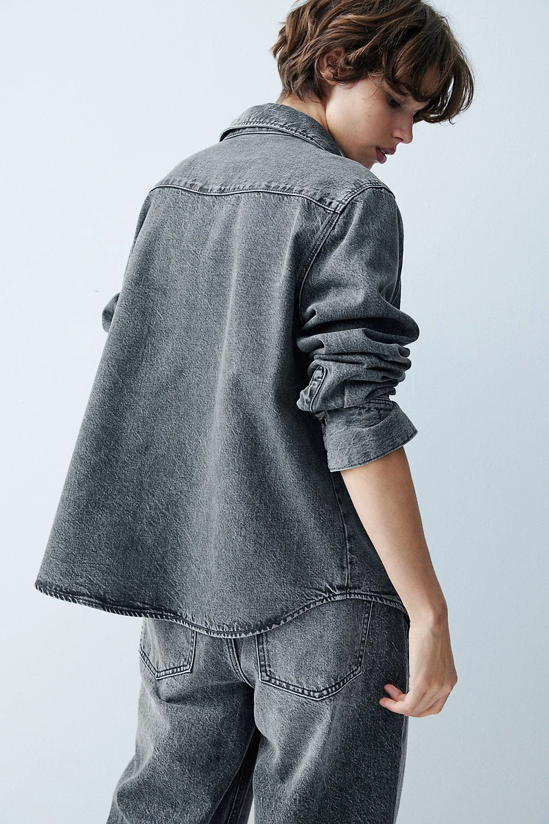 Chemise en denim