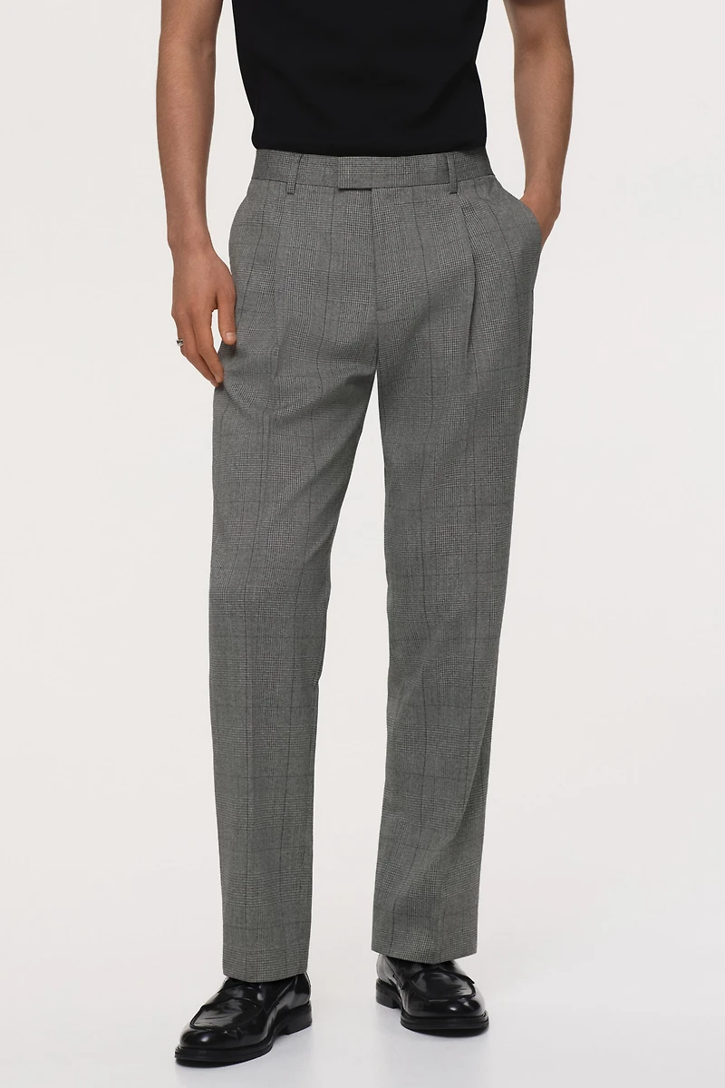 Regular-Fit Suit Pants