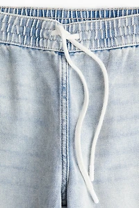 Denim Pull-on Pants