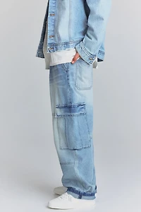Jean cargo flottant