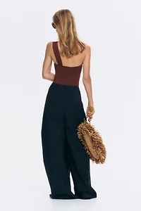 Maillot de bain asymétrique coussiné