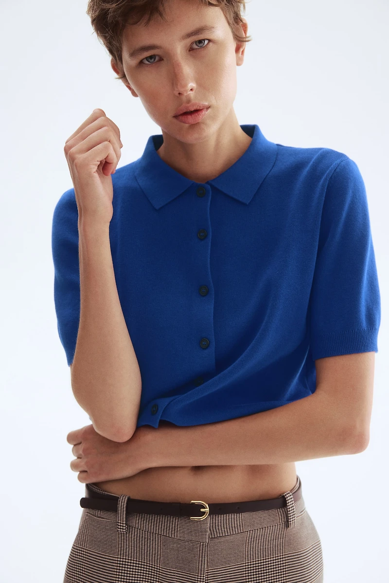 Cardigan with Collar