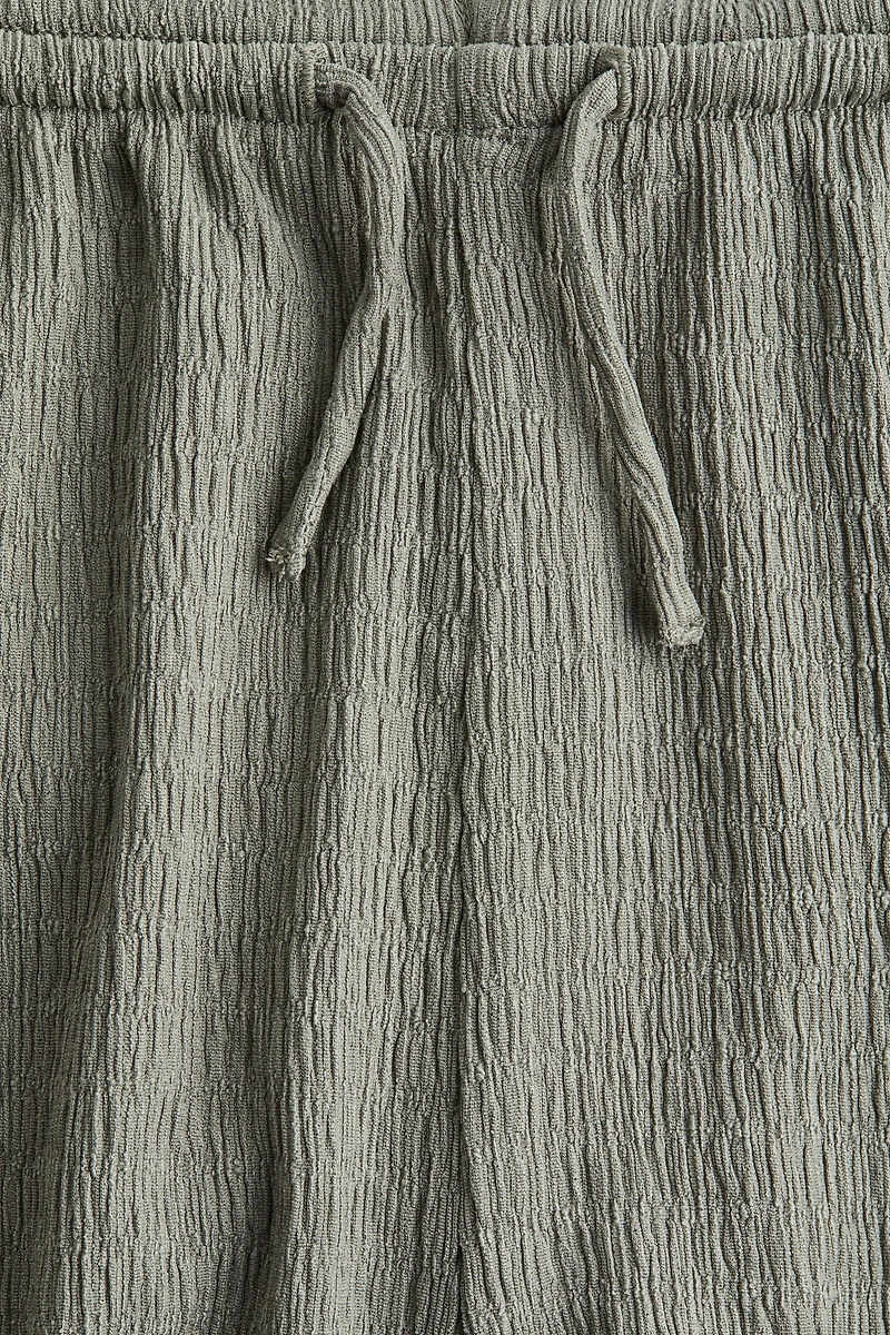 Textured Jersey Pants