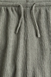 Textured Jersey Pants