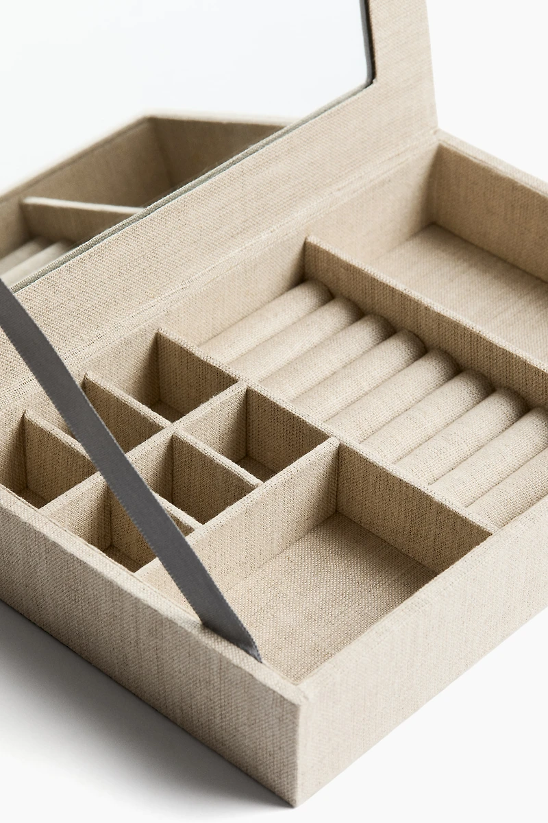 Linen Jewelry Box