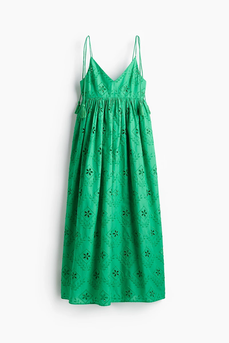 Eyelet-Embroidered Dress