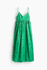 Eyelet-Embroidered Dress