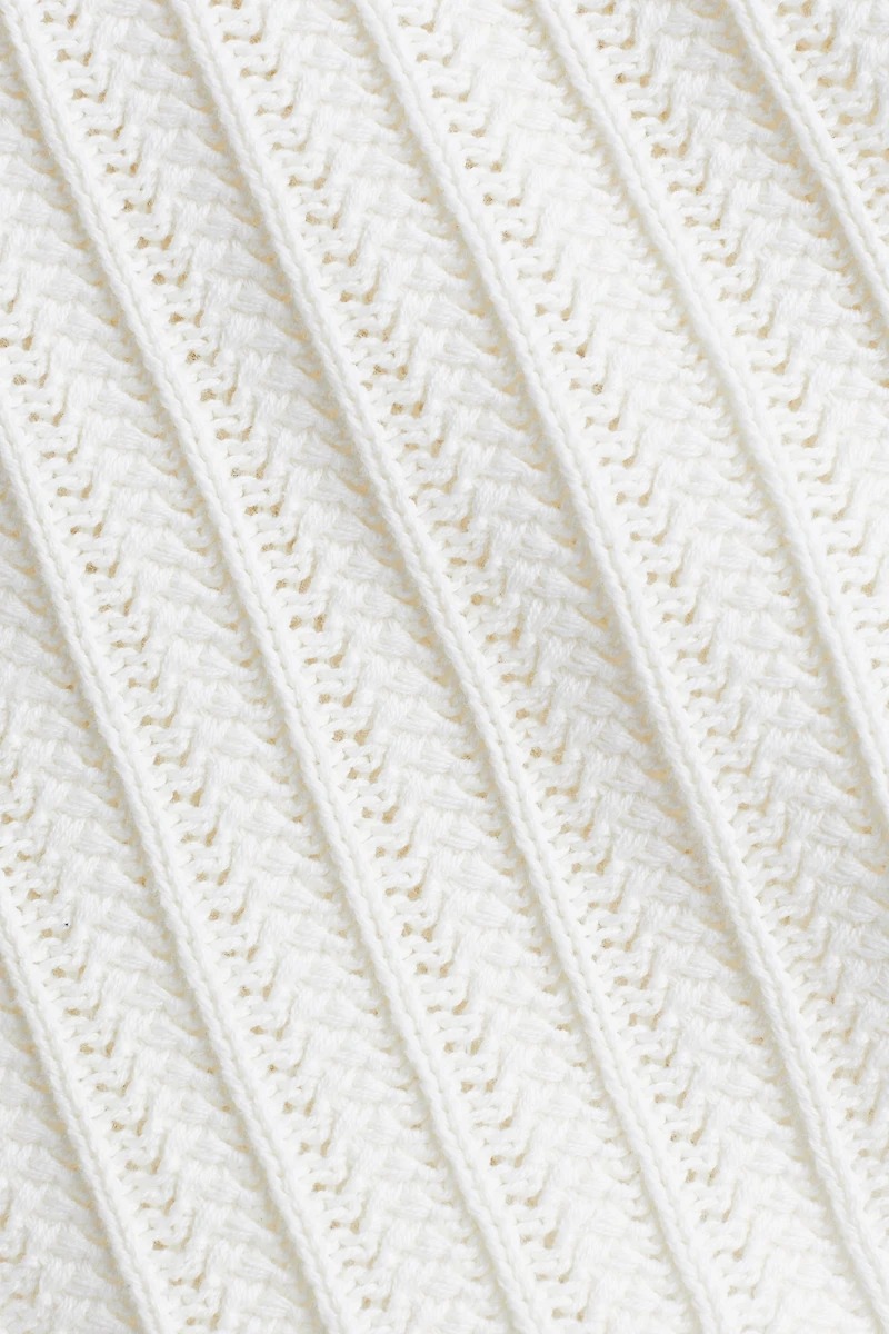 Pointelle-Knit Cotton Shorts