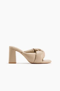 Mules à talon
