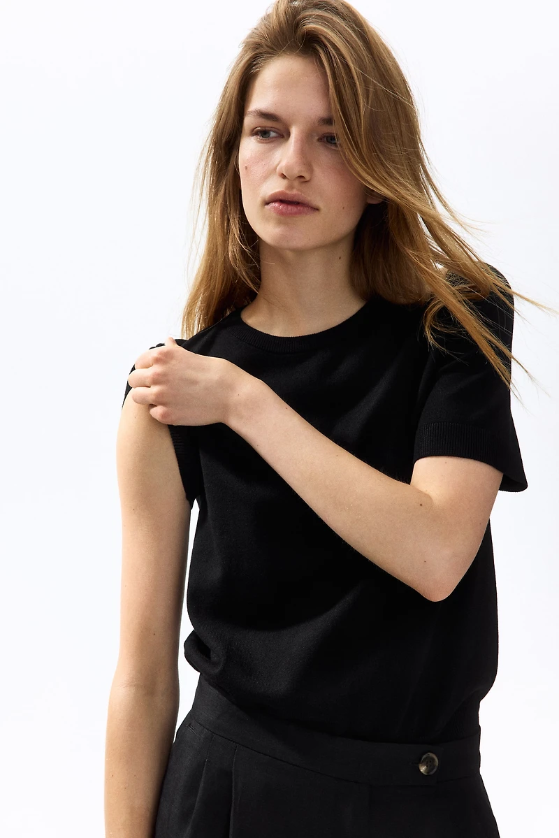 Fine-Knit Top