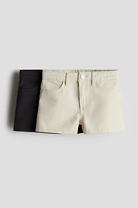2-Pack Twill Shorts