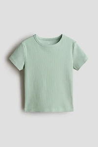 Ribbed Cotton Top