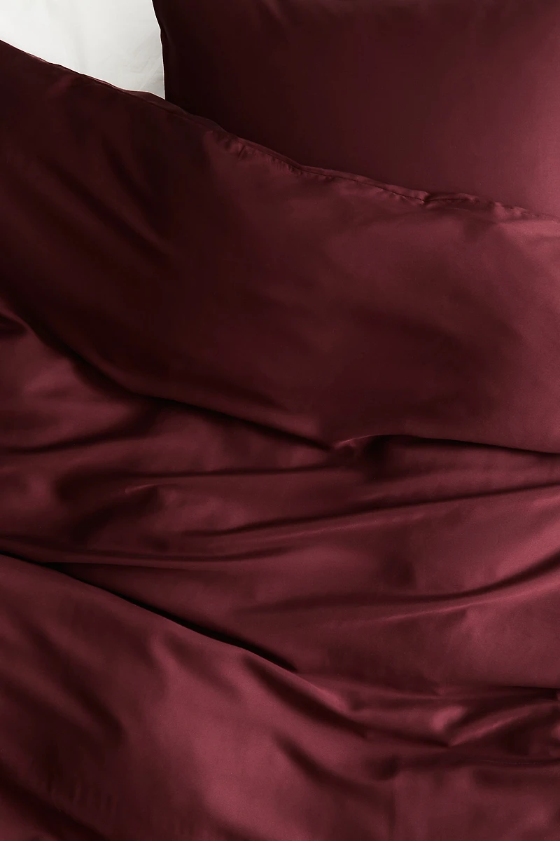 Satin Twin Duvet Cover Set