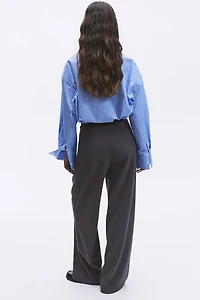 Buckle-detail Dress Pants