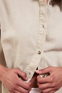 Chemise ample en denim