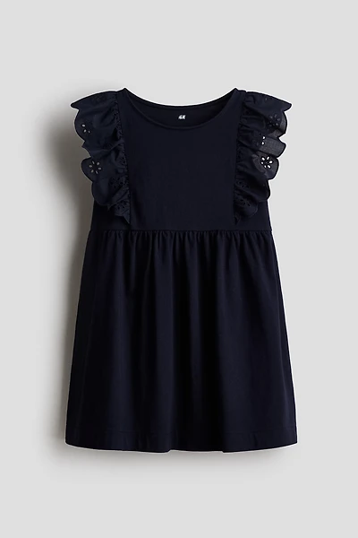 Robe à volants en coton