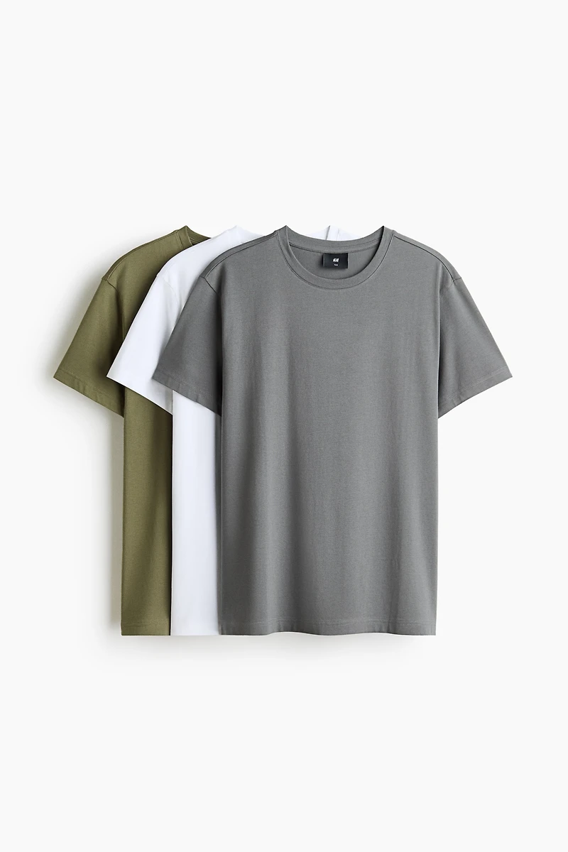 3-pack Slim Fit T-shirts
