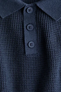Cotton-Knit Polo Shirt