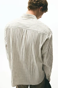 Chemise décontractée en popeline