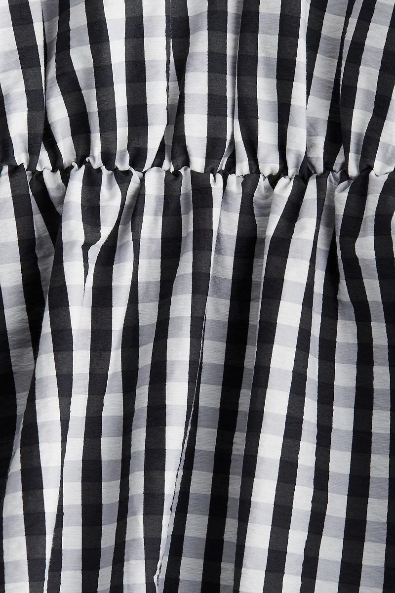 Bubble-Hem Dress