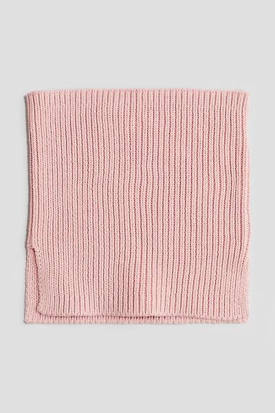 Rib-knit Tube Scarf