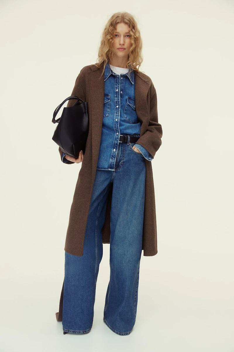 Handmade Wool-Blend Coat