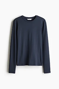 Long-sleeved Microfiber Top