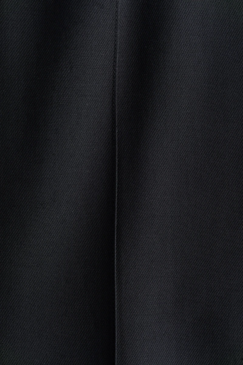 Creased Barrel-Leg Pants