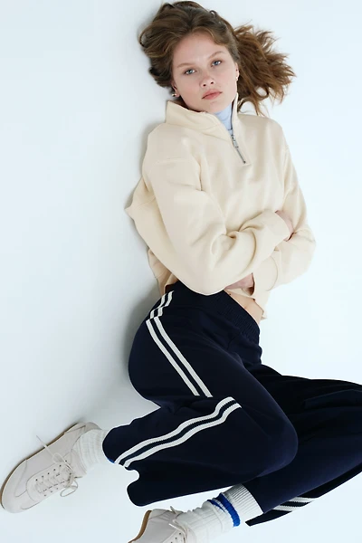 Chandail en molleton à col fermeture éclair