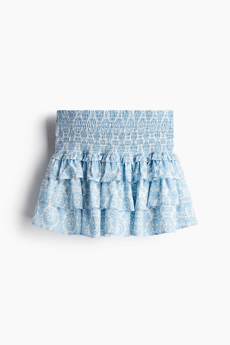 Tiered Mini Skirt