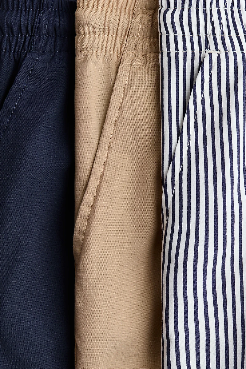 Lot de 3 shorts en coton