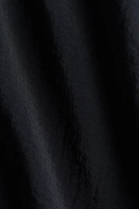 Crinkled Balloon-Leg Pants