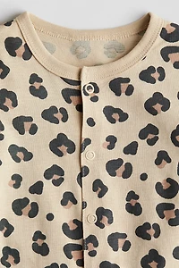 Patterned Pajama Jumpsuit