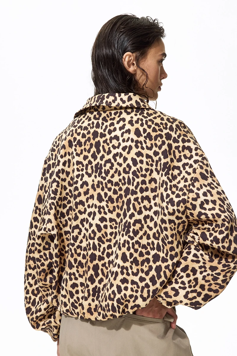 Veste ample à effet bouffant au bas