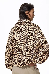 Veste ample à effet bouffant au bas