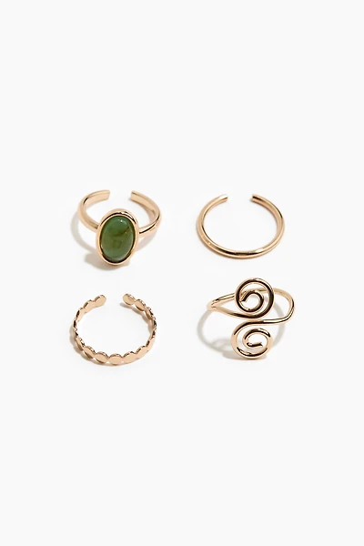 4-Pack Toe Rings