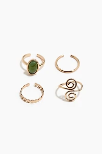 4-Pack Toe Rings