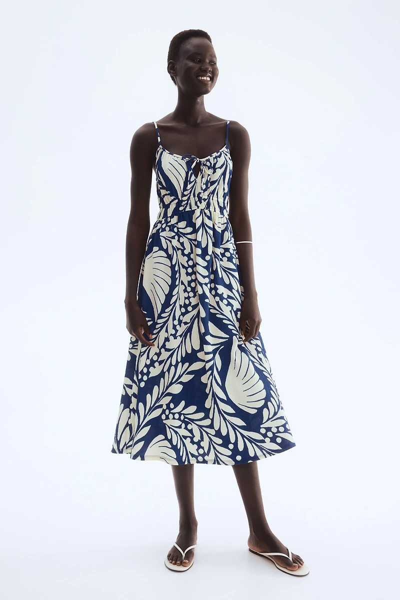 Crinkled Jersey Dress