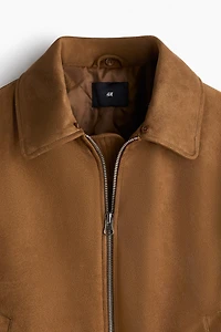 Jacket with Teddy Fleece Collar