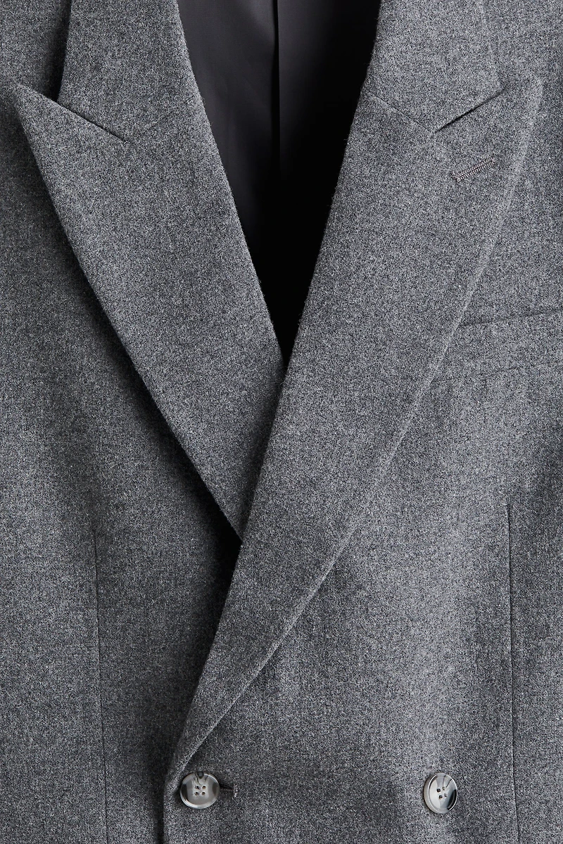 Veste décontractée en laine mélangée