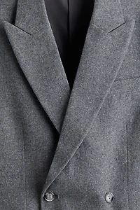 Veste décontractée en laine mélangée