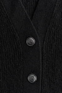 Rib-Knit Cardigan