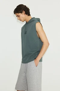 Regular-Fit Sleeveless Sports Hoodie with DryMove™