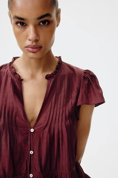 Puff-Sleeved Blouse