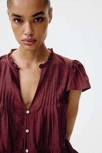 Puff-Sleeved Blouse