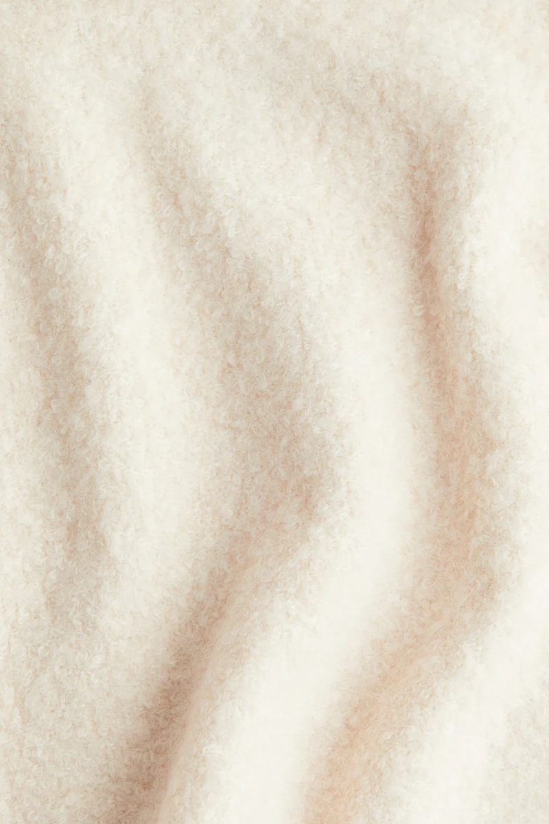 Mini short en tricot bouclette