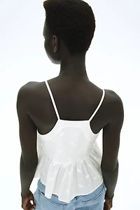 Peplum Camisole Top
