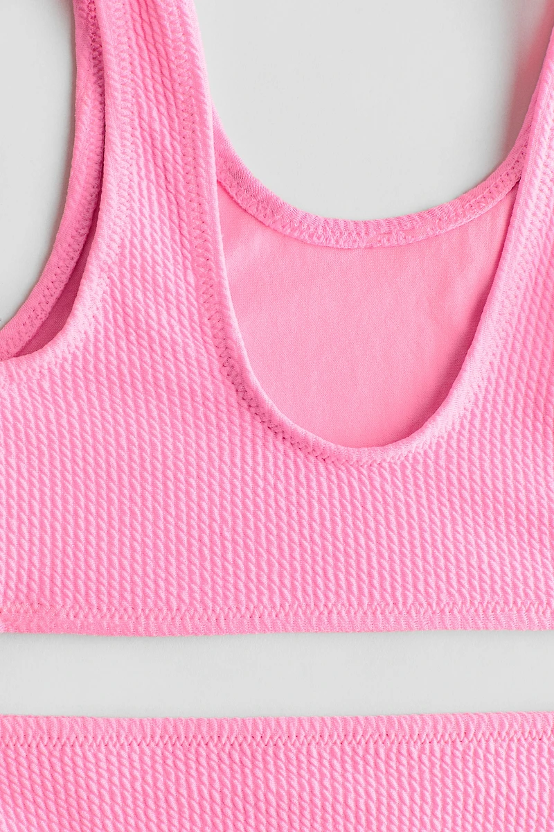 Textured Two-Piece Swimsuit