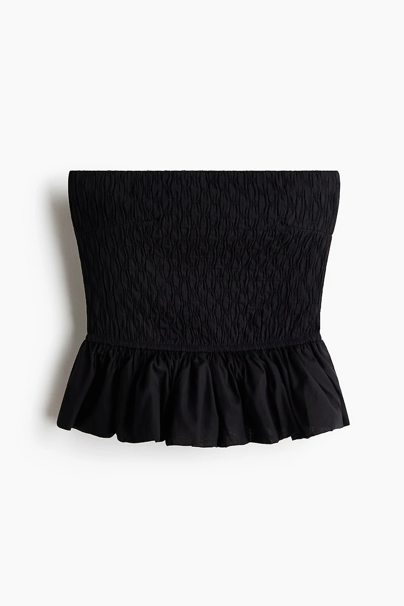 Bandeau Peplum Top