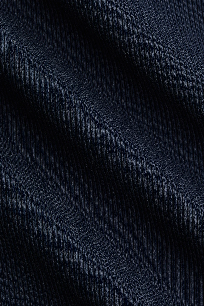 Ribbed Cotton Tank Top